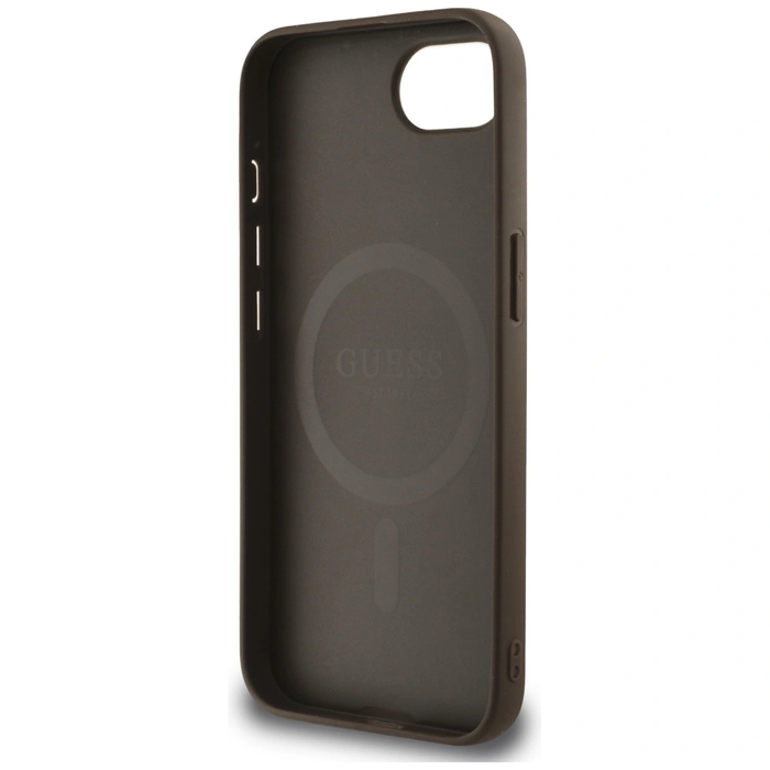 Guess 4G Flowers Print MagSafe Apple iPhone 17e / 16e brown