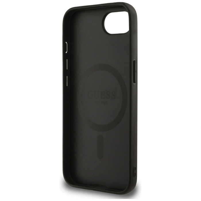 Guess 4G Flowers Print MagSafe Apple iPhone 17e / 16e black