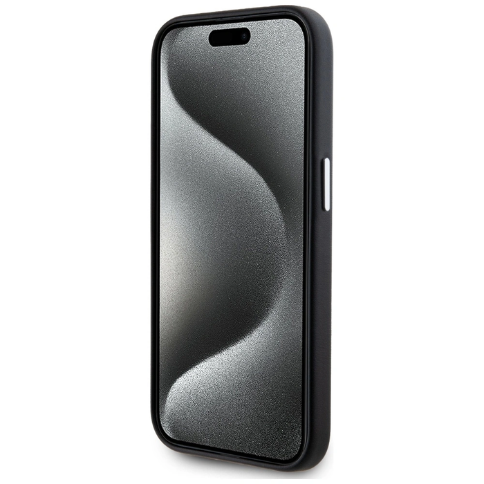 Karl Lagerfeld FW Metal Plate MagSafe Apple iPhone 15 Pro Max black