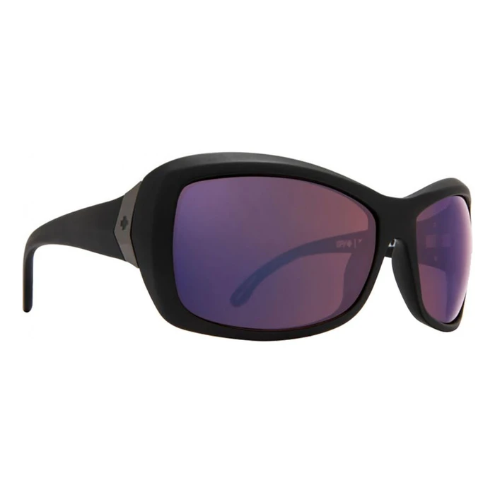 Spy Women's Sunglasses - Black Frame, Pink Mirror Lens (54/18/145) - Model 673011374795