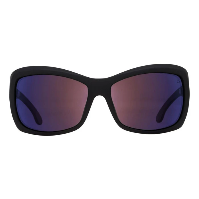 Spy Women's Sunglasses - Black Frame, Pink Mirror Lens (54/18/145) - Model 673011374795