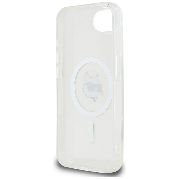 Karl Lagerfeld IML Metal Choupette Head MagSafe Apple iPhone 17e / 16e white