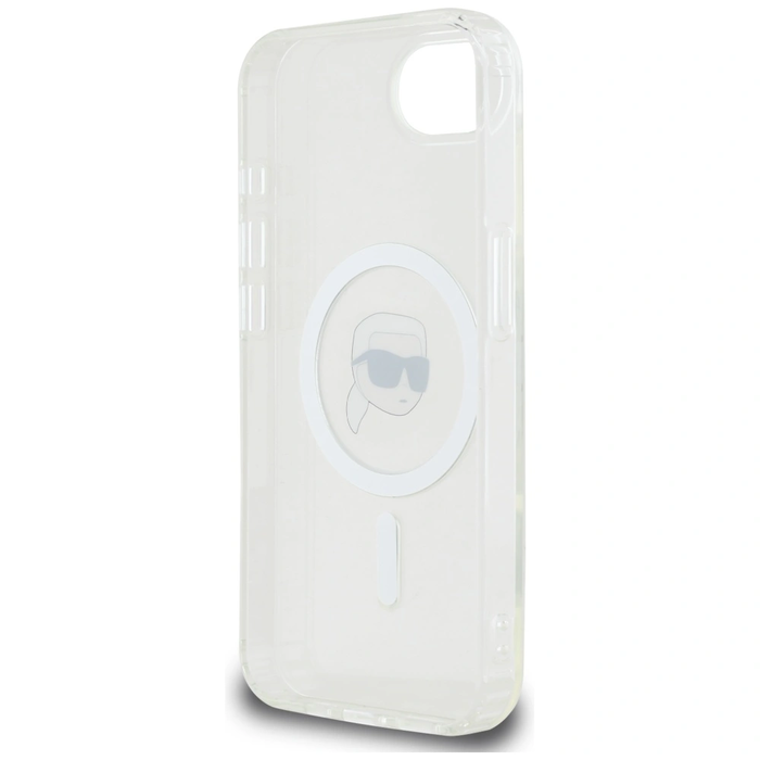 Karl Lagerfeld IML Metal Karl Head MagSafe Apple iPhone 17e / 16e white