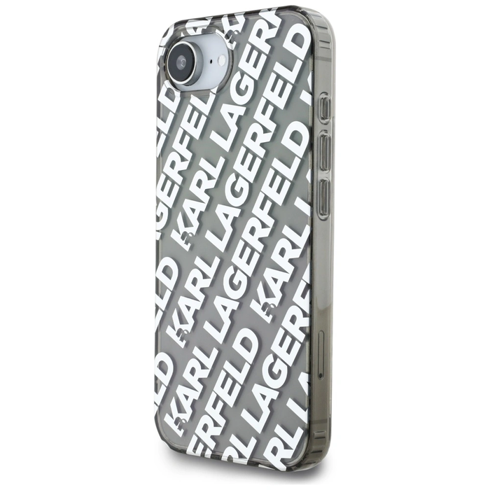 Karl Lagerfeld IML Repeat Logo Apple iPhone 17e / 16e silver