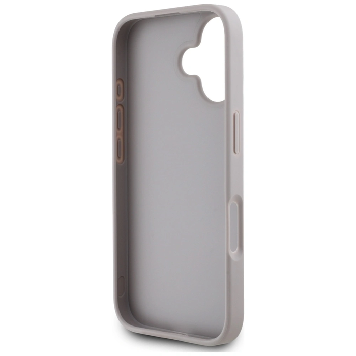 Guess Grained Roses Big 4G logo Apple iPhone 16 purple