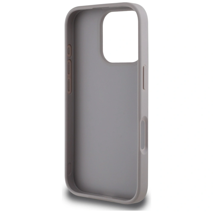 Guess Grained Roses Big 4G logo Apple iPhone 16 Pro purple