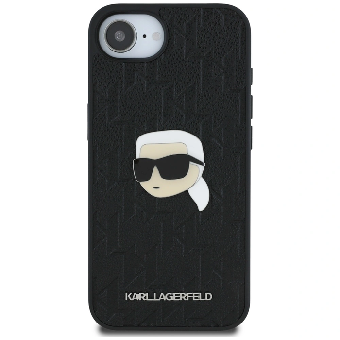 Karl Lagerfeld Monogram Karl Head Pin Apple iPhone 17e / 16e black