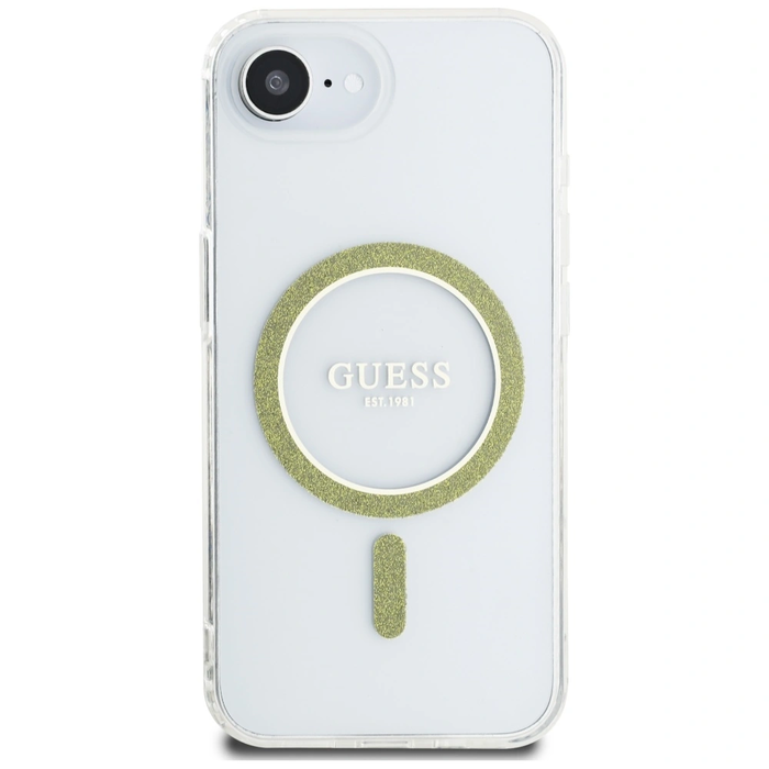 Guess IML Glitter Circle MagSafe Apple iPhone 17e / 16e clear