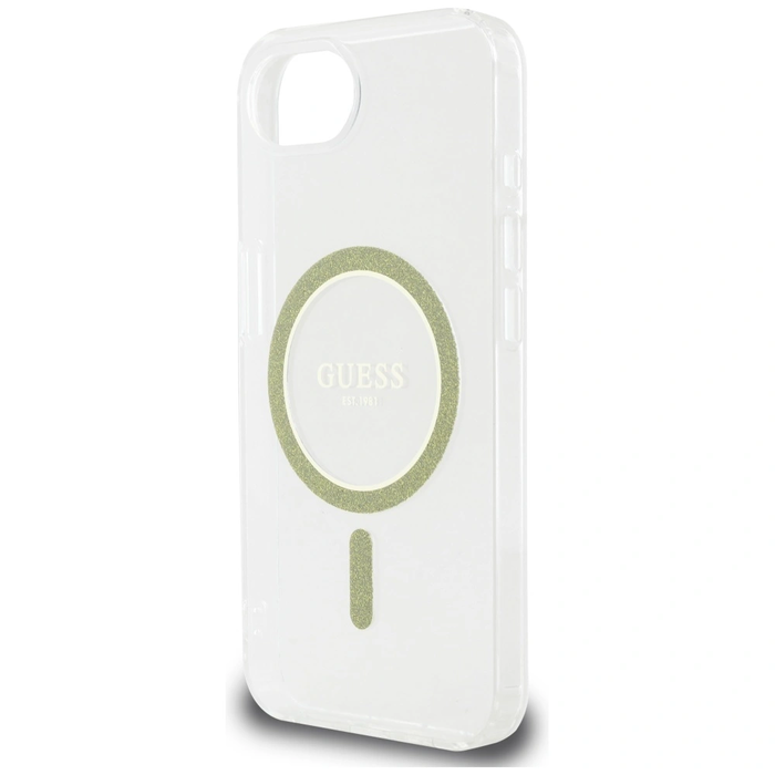 Guess IML Glitter Circle MagSafe Apple iPhone 17e / 16e clear