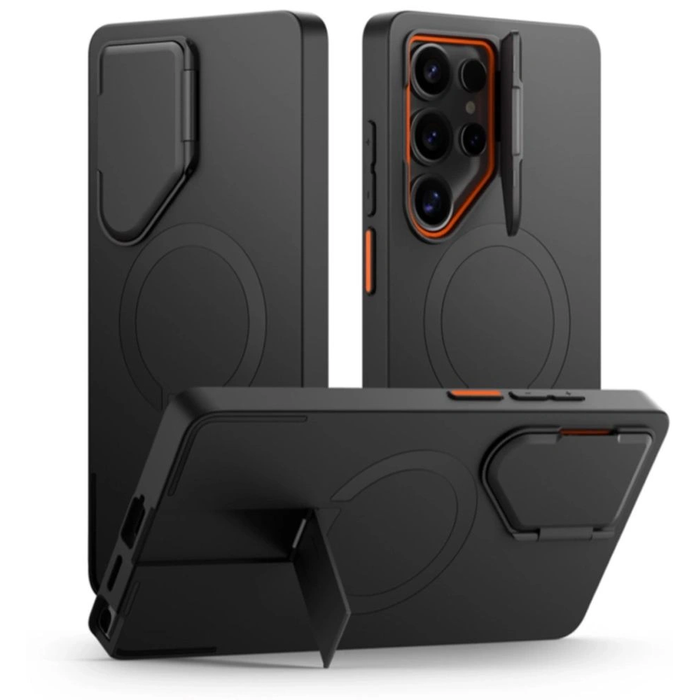 Tech-Protect Kevlar Aura MagSafe Samsung Galaxy S25 Ultra Black/orange