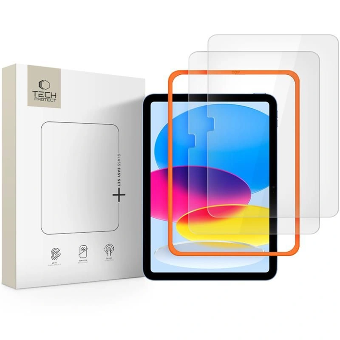 Tech-Protect Easy Set+ Apple iPad 10.9" 2022 / 11" 2025 Clear [2 PACK]