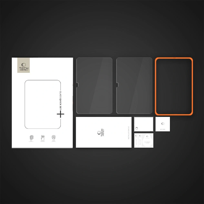 Tech-Protect Easy Set+ Apple iPad 10.9" 2022 / 11" 2025 Clear [2 PACK]