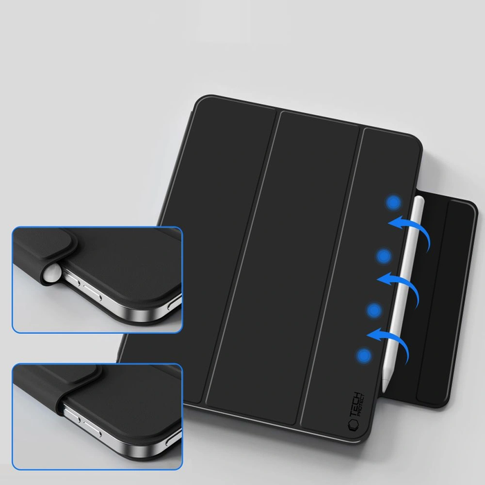 Tech-Protect Smartcase Magnetic Apple iPad 10.9" 2022 / 11" 2025 Black