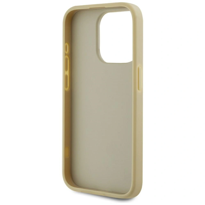 Karl Lagerfeld Wrinkled Metal Signature Apple iPhone 15 Pro Max gold