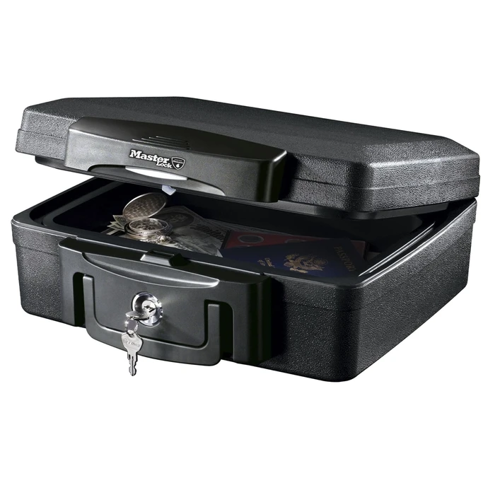 Master Lock Small Security Chest with Key M36.2 x W33 x H15.6 cm, 7.7 kg (Model H0100EURHRO)