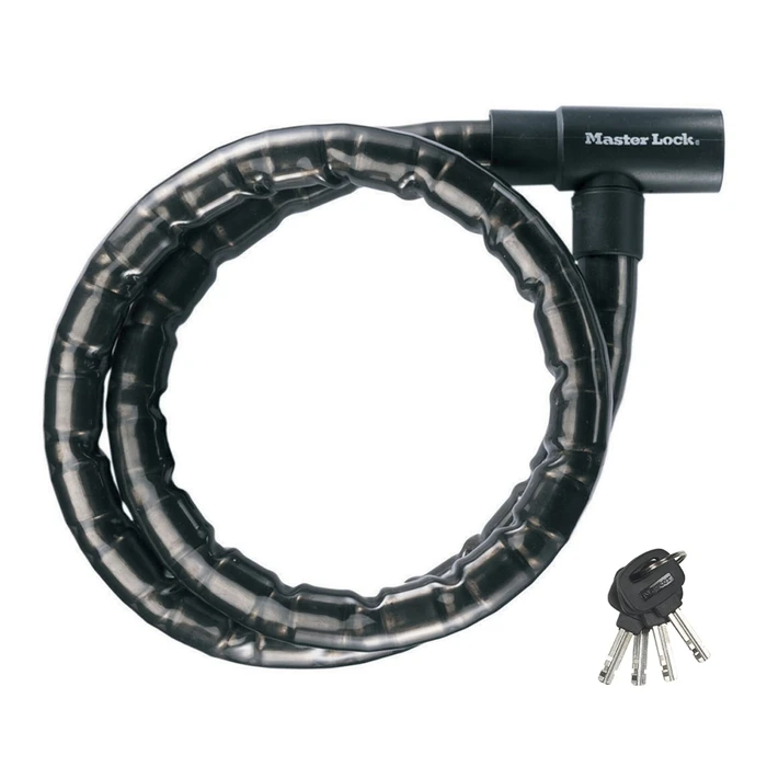 Master Lock Αντικλεπτική Αλυσίδα Μοτοσυκλέτας με Κλειδαριά και Μήκος 120εκ. (Ø22mm) - 8115EURDPS