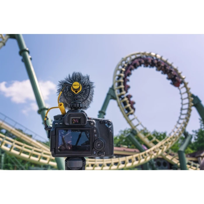 Deity V‑Mic D4 Mini – Ασύρματο Electret Shotgun Μικρόφωνο για Κάμερα (Shock Mount)