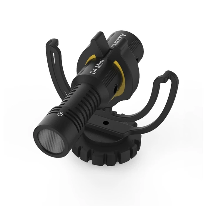 Deity V‑Mic D4 Mini – Ασύρματο Electret Shotgun Μικρόφωνο για Κάμερα (Shock Mount)
