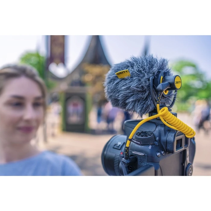 Deity V‑Mic D4 Mini – Ασύρματο Electret Shotgun Μικρόφωνο για Κάμερα (Shock Mount)