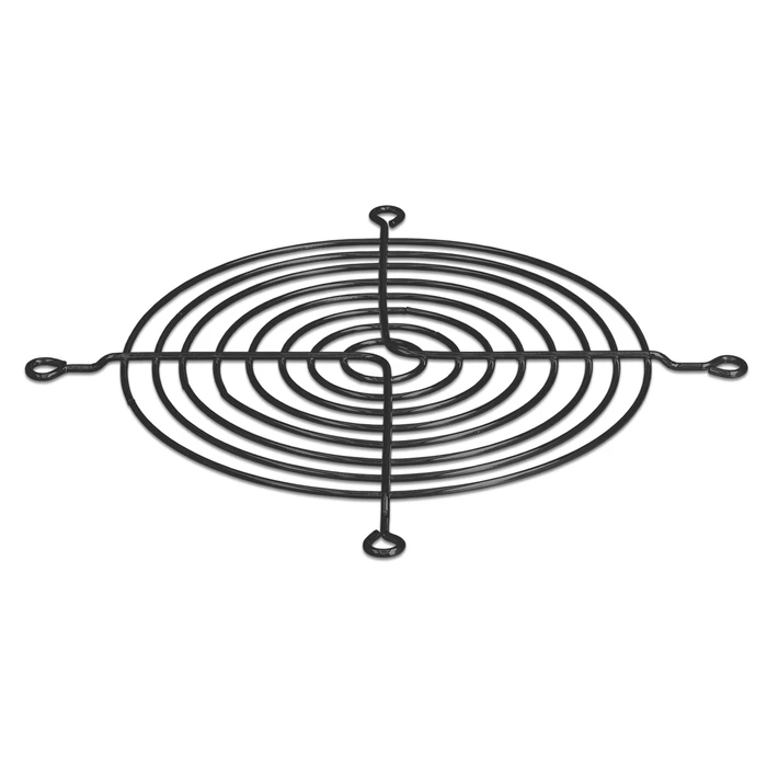 DELOCK metal fan grill for 120mm fan, black (67670)