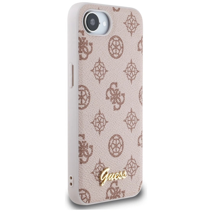 Guess Peony Script Logo MagSafe Apple iPhone 17e / 16e brown
