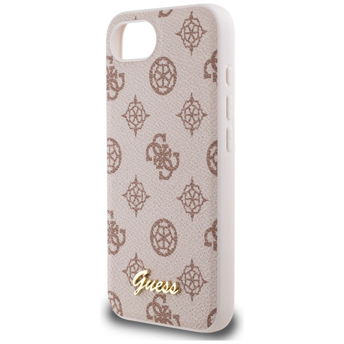 Guess Peony Script Logo MagSafe Apple iPhone 17e / 16e brown