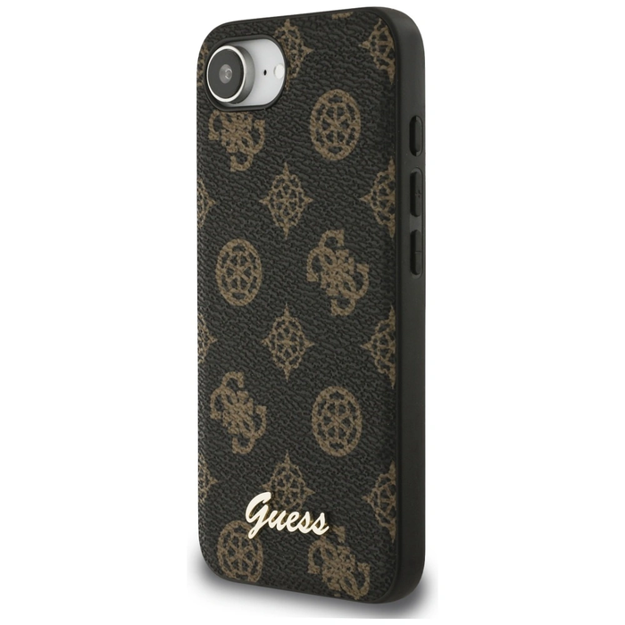 Guess Peony Script Logo MagSafe Apple iPhone 17e / 16e black
