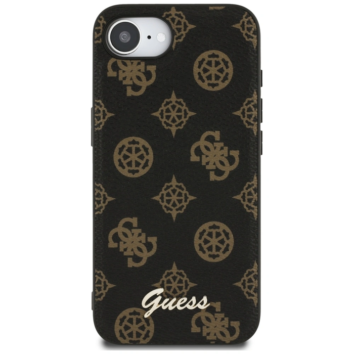 Guess Peony Script Logo MagSafe Apple iPhone 17e / 16e black