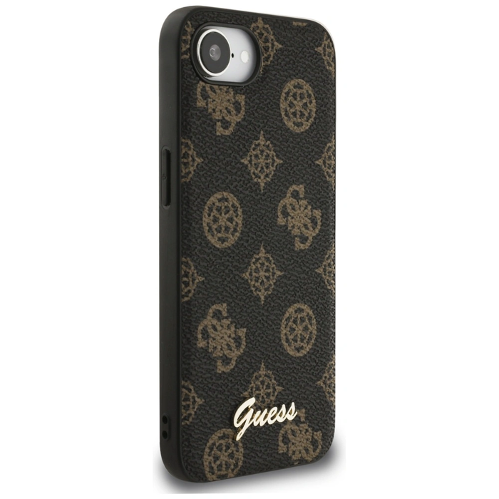 Guess Peony Script Logo MagSafe Apple iPhone 17e / 16e black