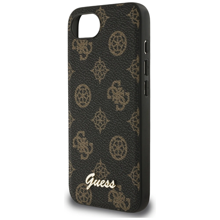 Guess Peony Script Logo MagSafe Apple iPhone 17e / 16e black