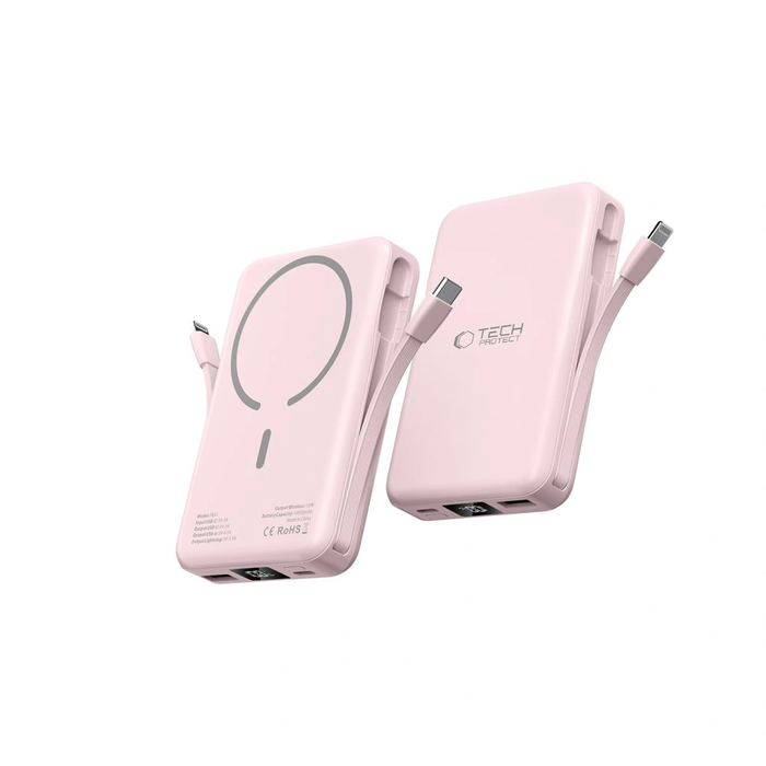 Tech-Protect PB31 LifeMag MagSafe Power Bank 10000mah Pink