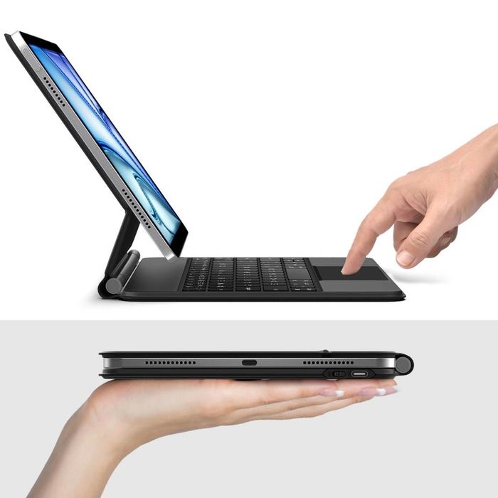 Tech-Protect SmartCase Magnetic + Keyboard Apple iPad Air 10.9" 2020/2022 / iPad Air 11" 2024/2025 Black