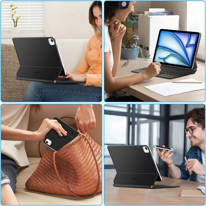 Tech-Protect SmartCase Magnetic + Keyboard Apple iPad Air 10.9" 2020/2022 / iPad Air 11" 2024/2025 Black