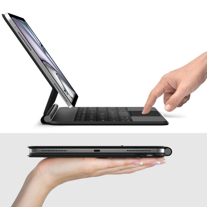 Tech-Protect SmartCase Magnetic + Keyboard Apple iPad Pro 12.9” 4 / 5 / 6 / 2020-2022 / Air 13” 1 / 2 / 2024-2025 Black
