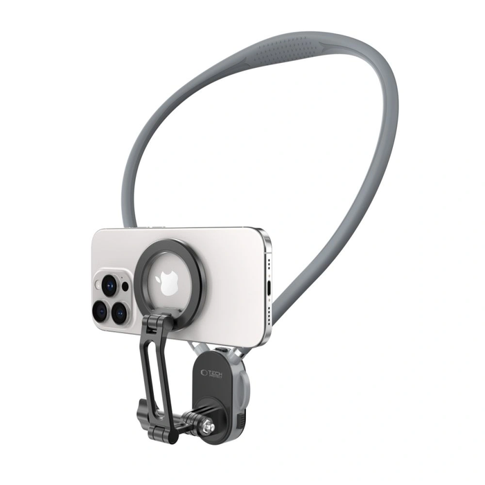 Tech-Protect AC200 Magnetic MagSafe & GoPro & DJI Neck Holder Crayon Grey