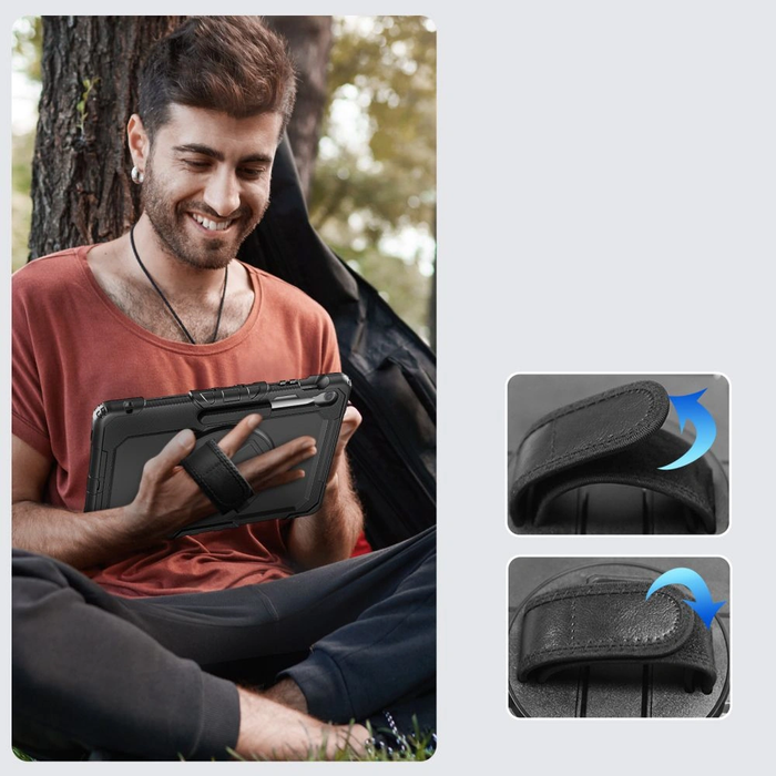 Tech-Protect Solid Samsung Galaxy Tab S10 FE+ Plus 13.1 X620 / X626b Black