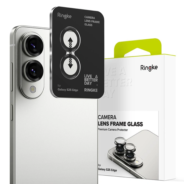Ringke Camera Frame Protector Samsung Galaxy S25 Edge Black