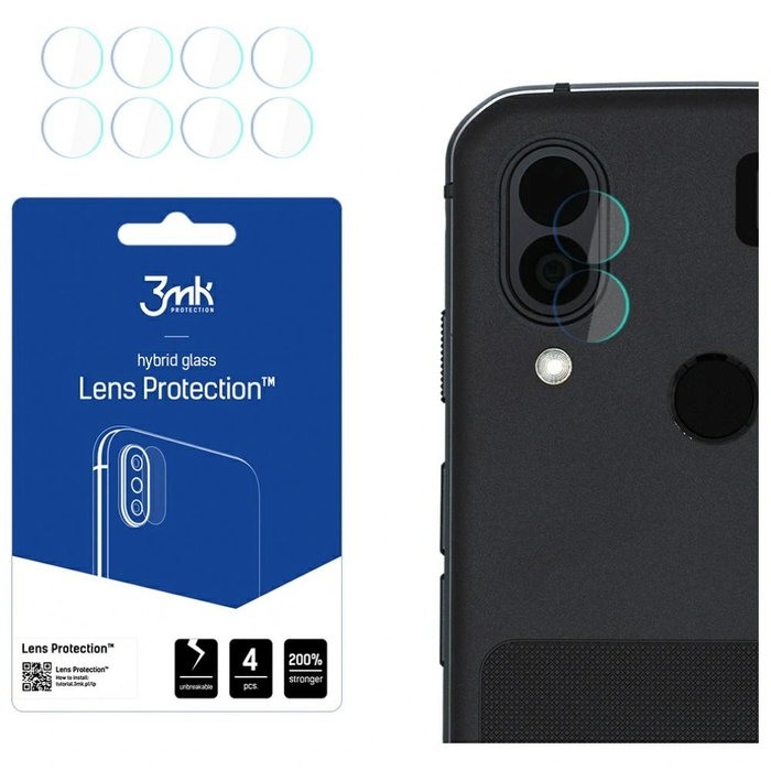 3MK Lens Protection CAT S62 Pro [4 PACK]