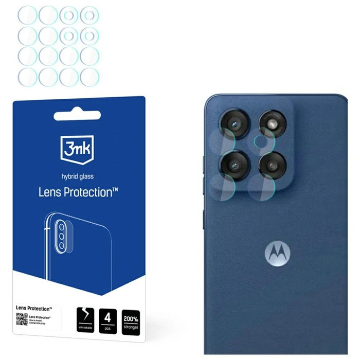 3MK Lens Protection Motorola Edge 60 Stylus [4 PACK]
