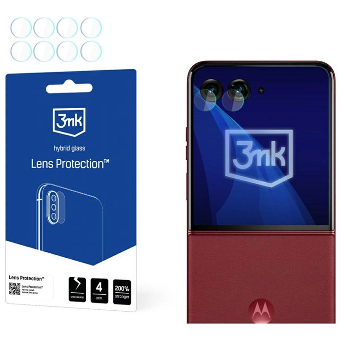 3MK Lens Protection Motorola Razr 60 Ultra [4 PACK]