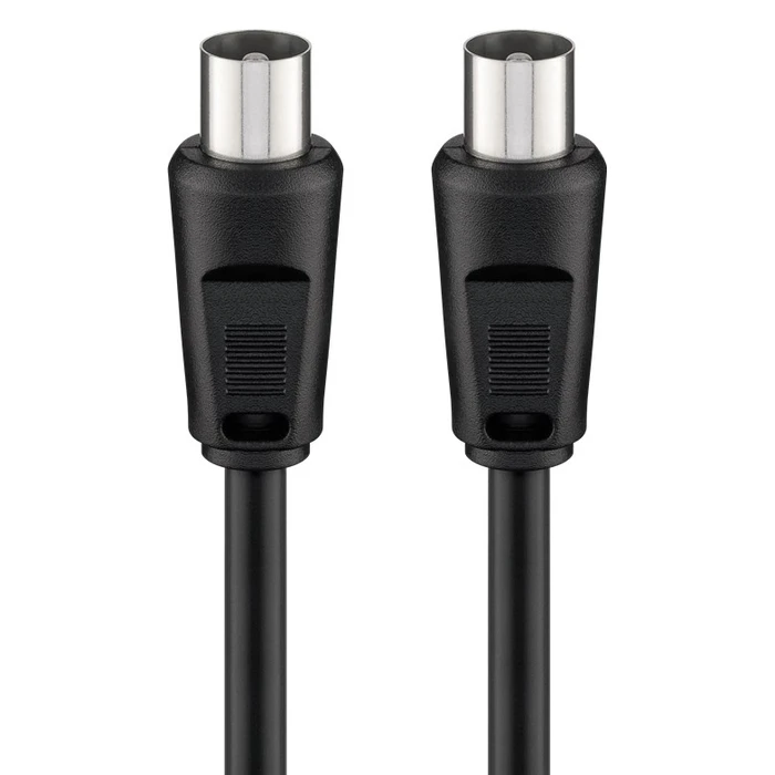 Goobay Καλώδιο Κεραίας Αρσενικό 68146, <70db, Ccs, 1.5m, Μαύρο