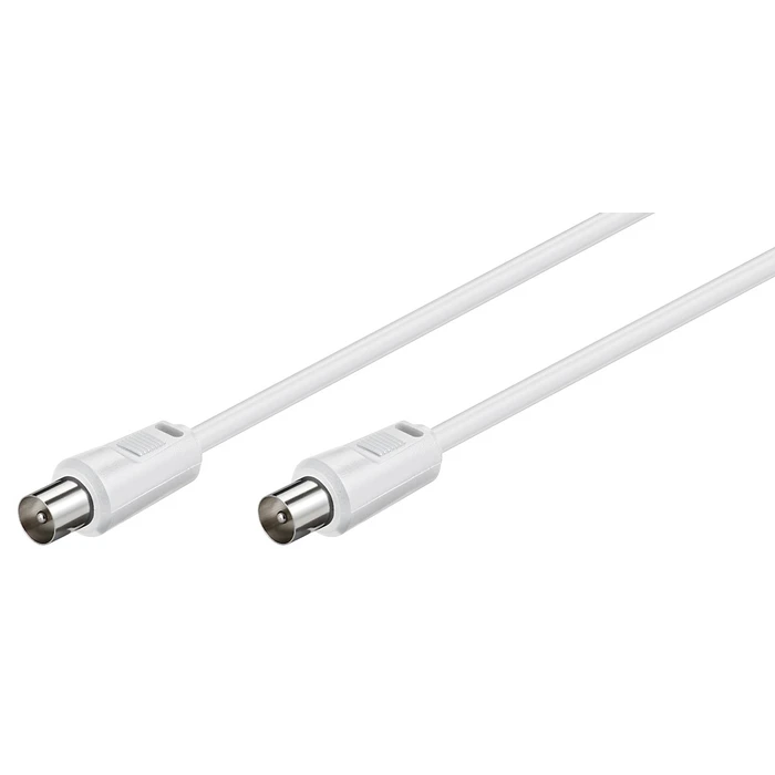 Καλώδιο Κεραίας Goobay αρσενικό 68147, <70dB, CCS, 2.5m, λευκό