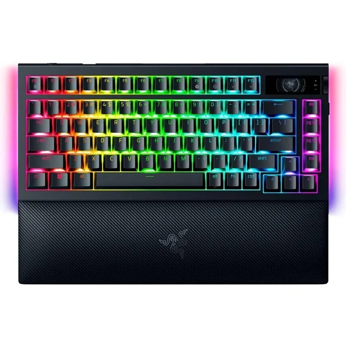 Gaming Πληκτρολόγιο Ασύρματο Razer BLACKWIDOW V4 75% Pro Wireless Mechanical RGB Gaming - Hot-Swappable - Orange Switche