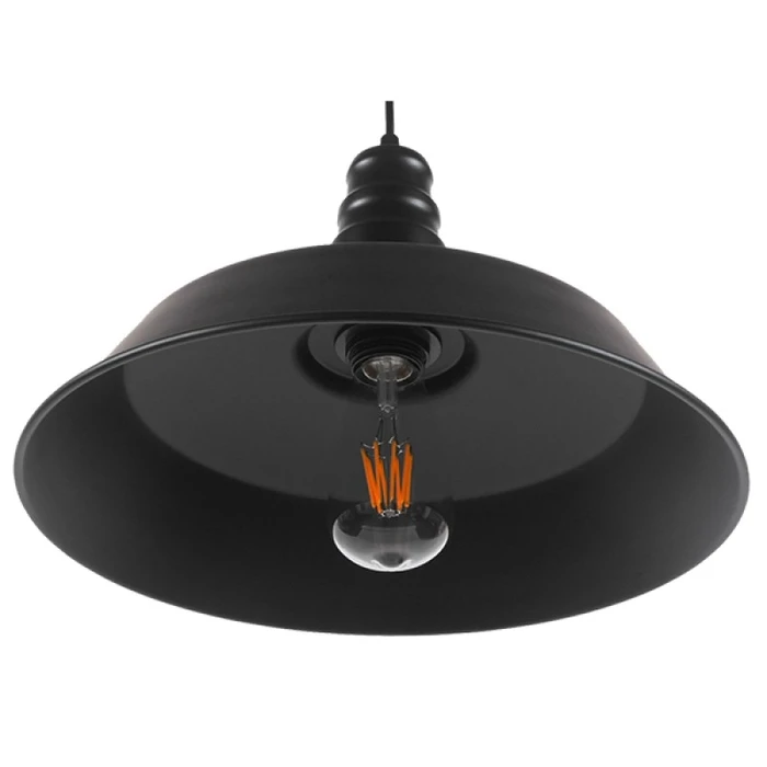 Noir Bell - Pendant Single Light Bell Shade E27 (Ø36 x H25 cm) - VenCore