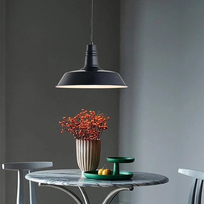 Noir Bell - Pendant Single Light Bell Shade E27 (Ø36 x H25 cm) - VenCore