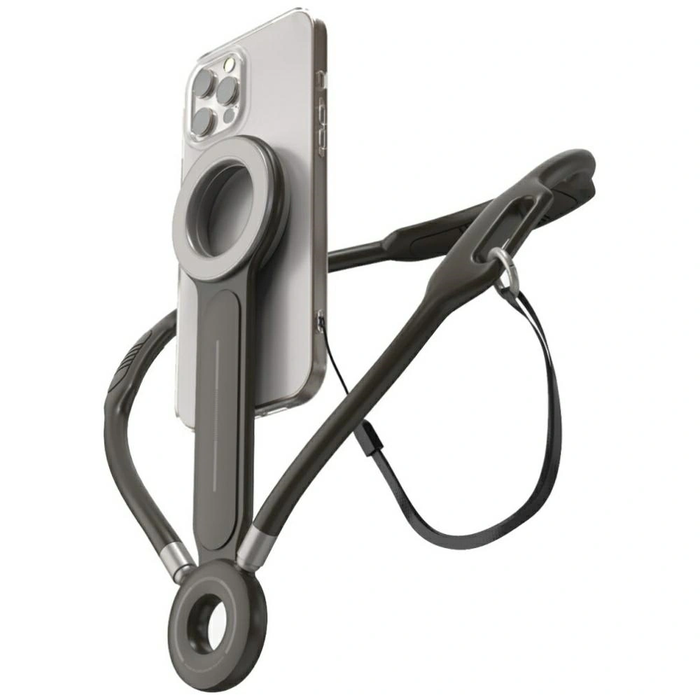 4smarts POV Magnetic Neck Holder for Smartphones Anthracite