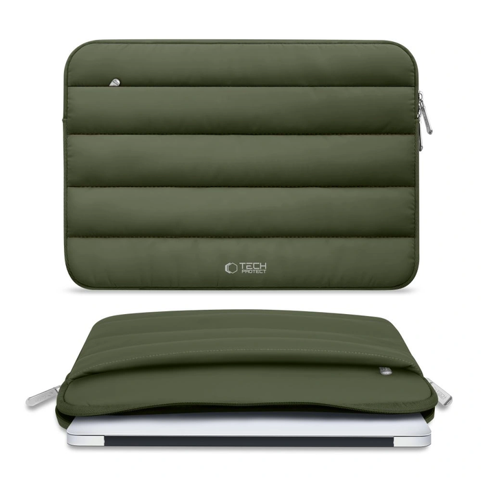 Tech-Protect Fluffy Laptop 15-16 Army Green
