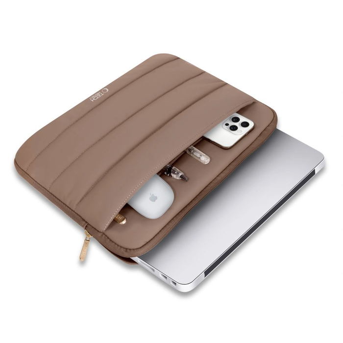 Tech-Protect Fluffy Laptop 13-14 Walnut