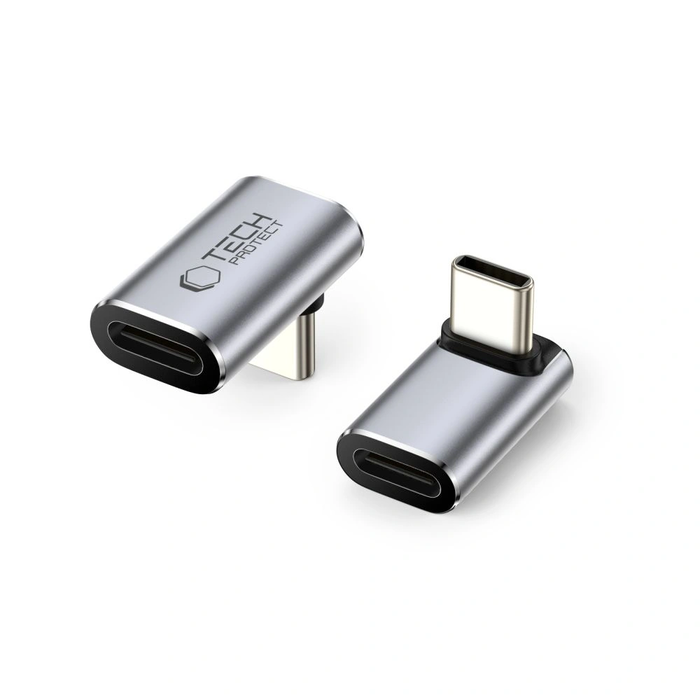 Tech-Protect Ultraboost AA02 Angle Adapter USB-C Grey