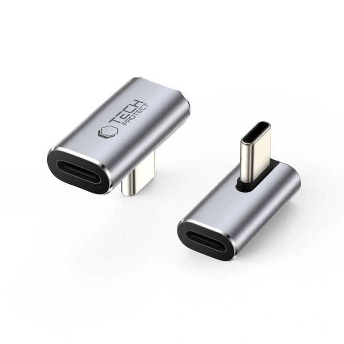 Tech-Protect Ultraboost AA03 Angle Adapter USB-C Grey